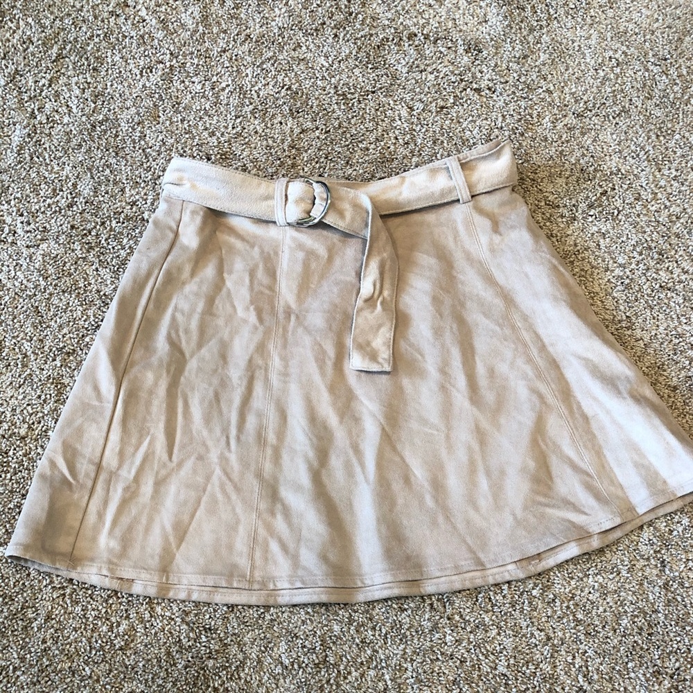 Suede Skirt
